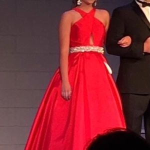Jovani Red Formal Pageant/Prom Dress